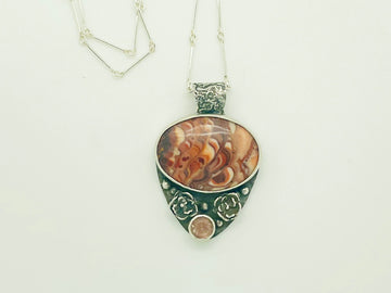 Rhyolite & Oregon Sunstone Necklace